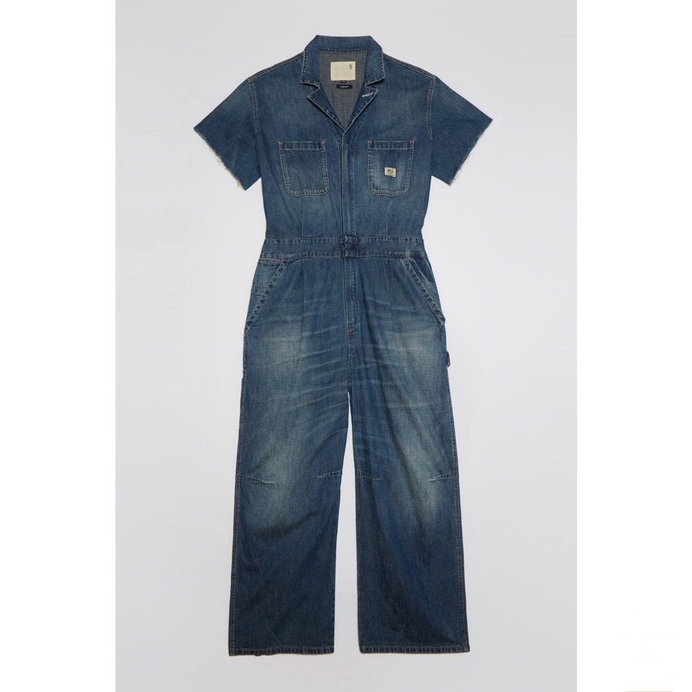💕 R13 Debbie short sleeve coverall in Windsor blue size S JLo jumpsuit onesie - Picture 6 of 13